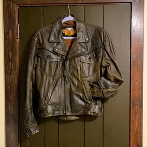Harley Davidson Leather Biker Jacket